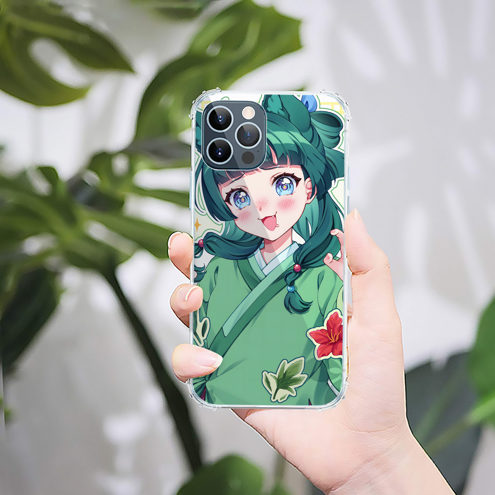 （画像用） 薬屋のひとりごと The Apothecary Diaries 【iPhone 12シリーズ対応】透明スマホケース（クリアソフトケース）